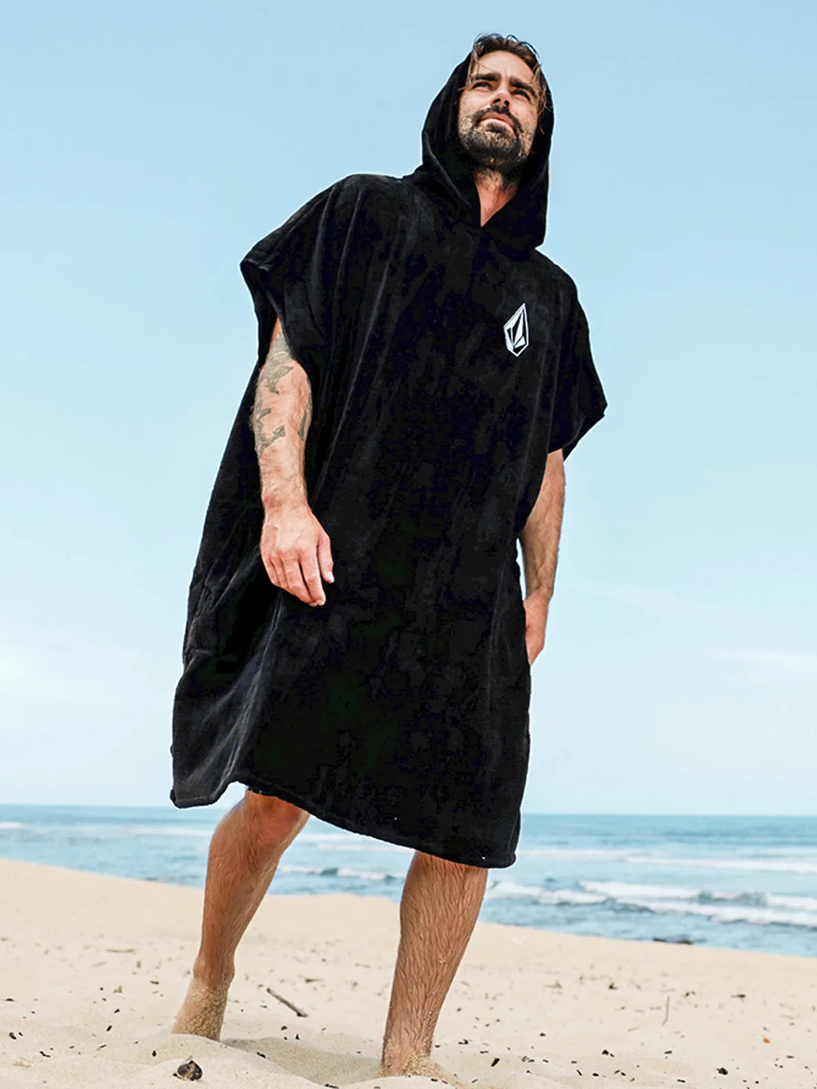 Volcom Stone Hooded Towel -Black