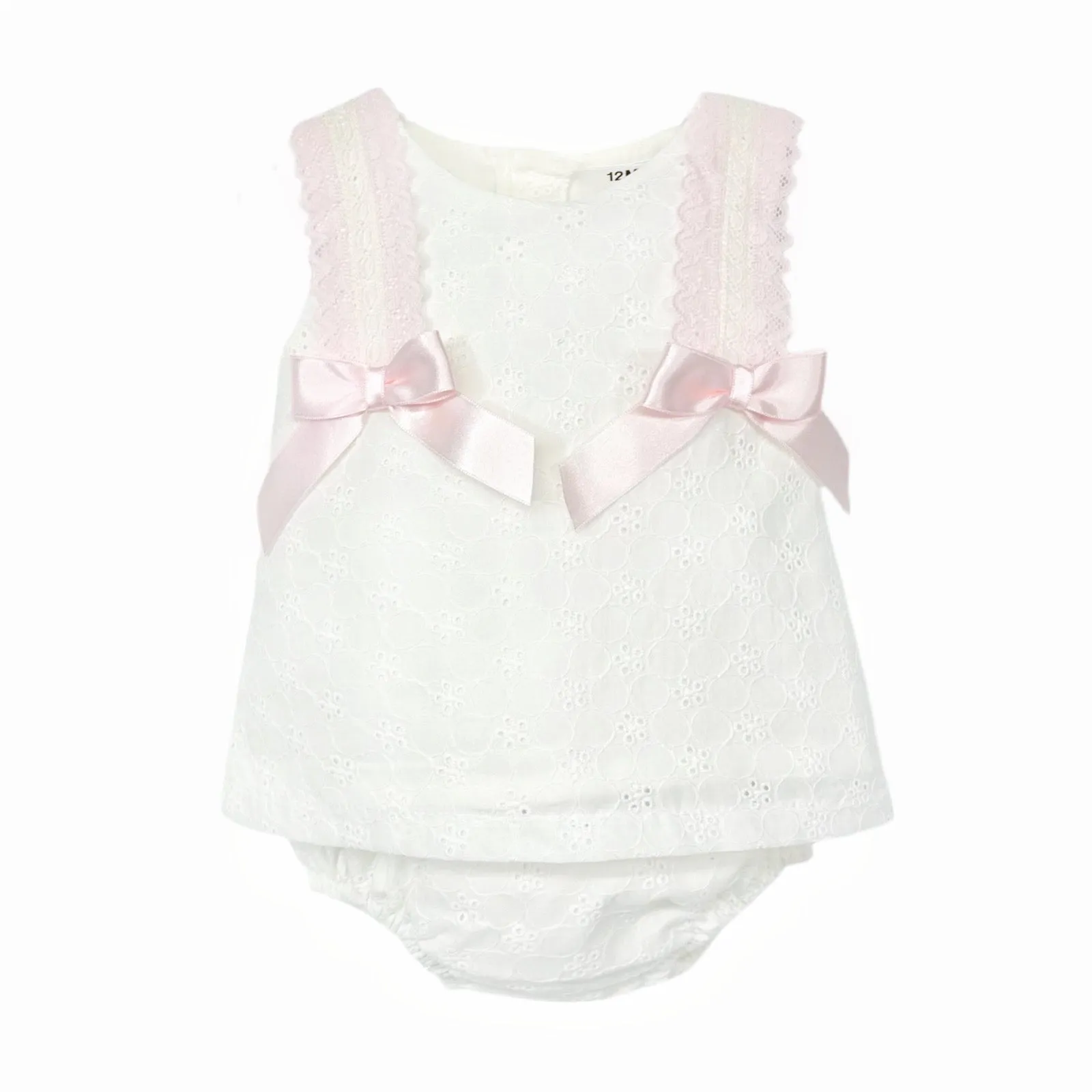 Wee Me Pink Double Bow Jam Set