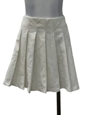 White Pleated Tennis Skirt