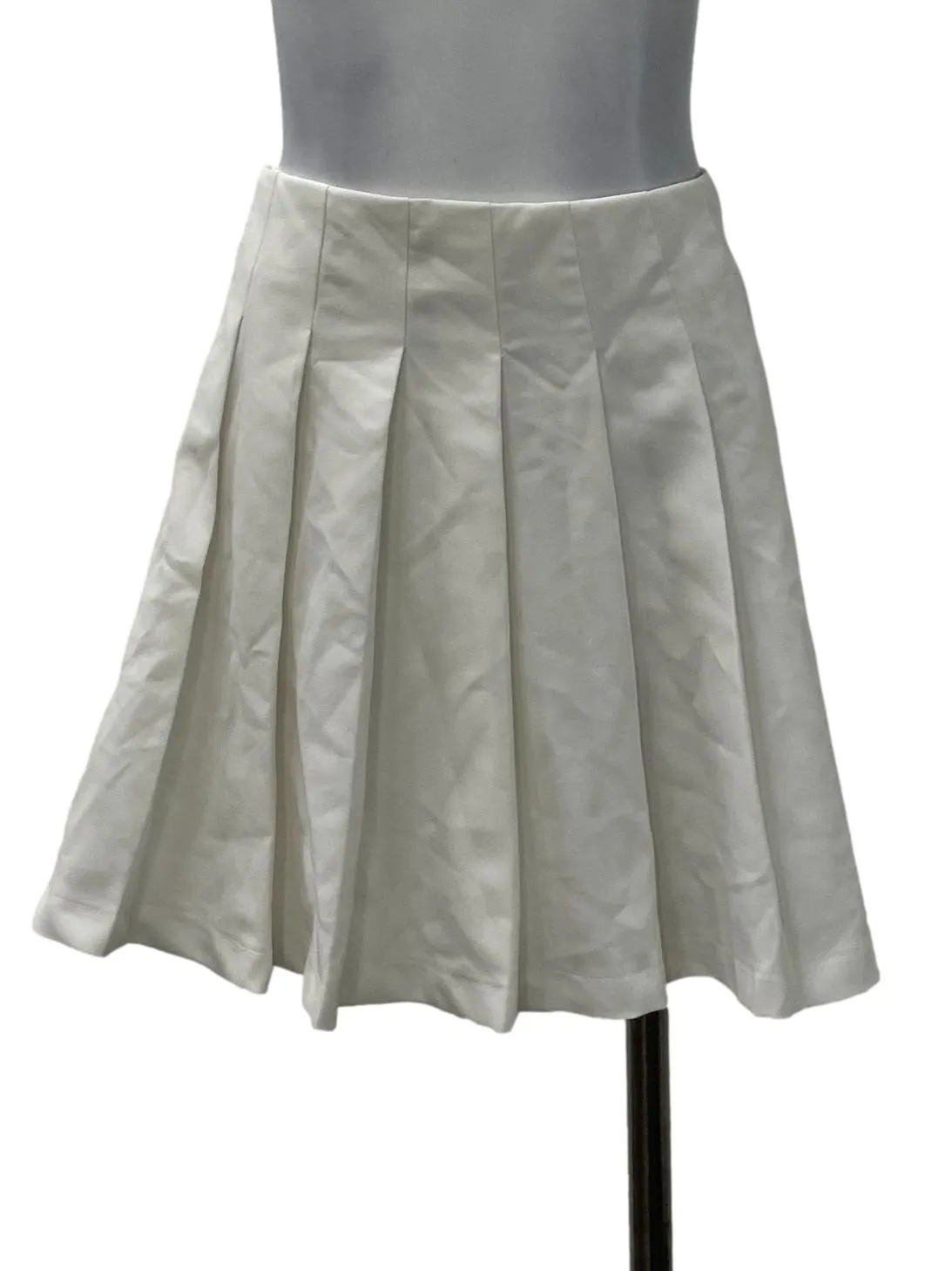 White Pleated Tennis Skirt