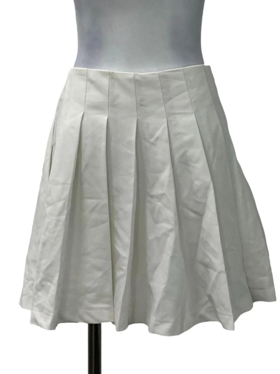 White Pleated Tennis Skirt
