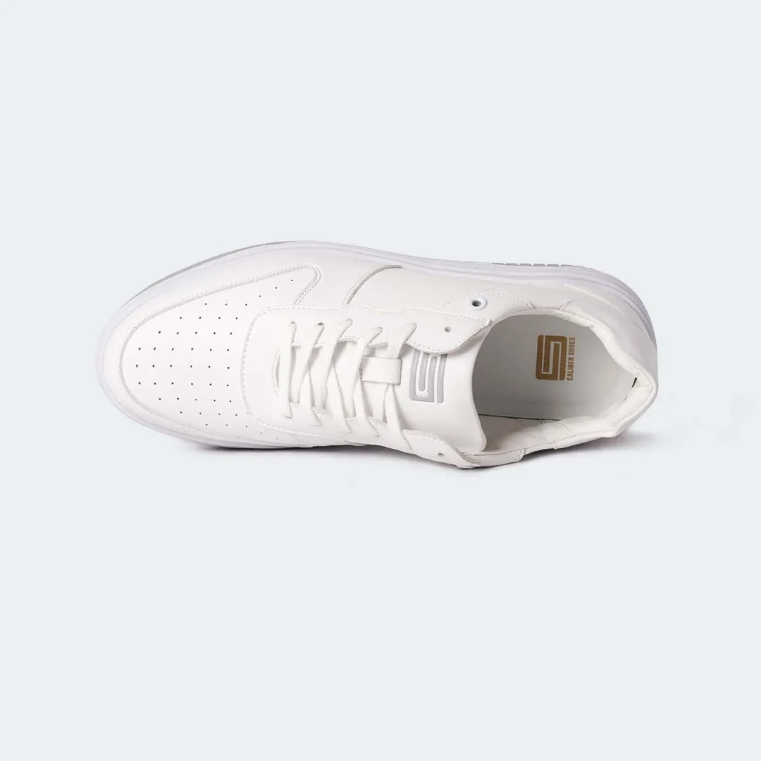 White/Grey Casual Sneakers for Men (LEWIS 692S)