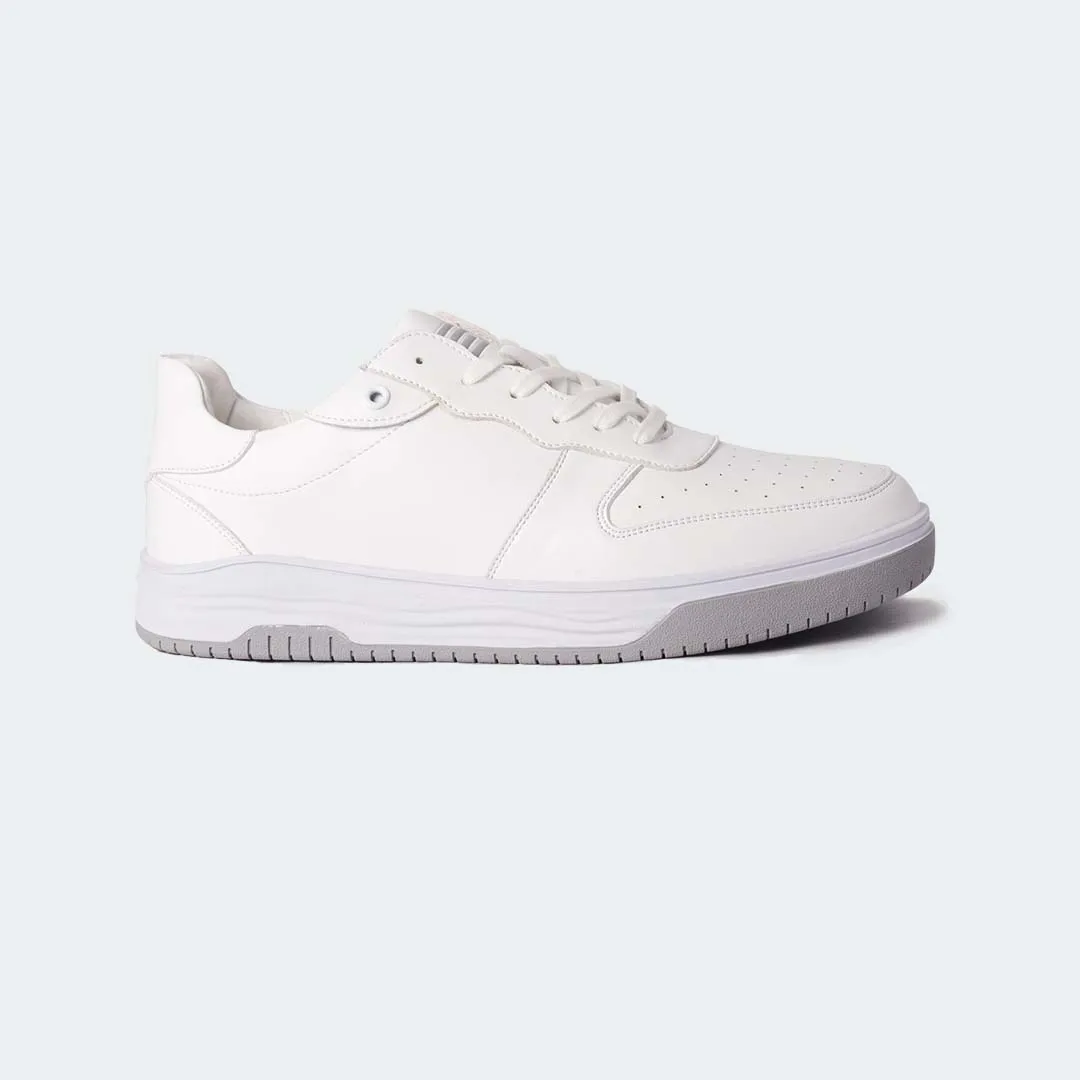White/Grey Casual Sneakers for Men (LEWIS 692S)