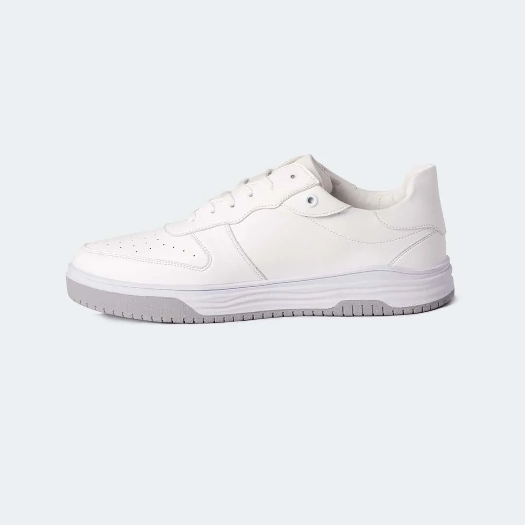 White/Grey Casual Sneakers for Men (LEWIS 692S)