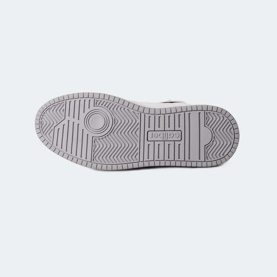 White/Grey Casual Sneakers for Men (LEWIS 692S)