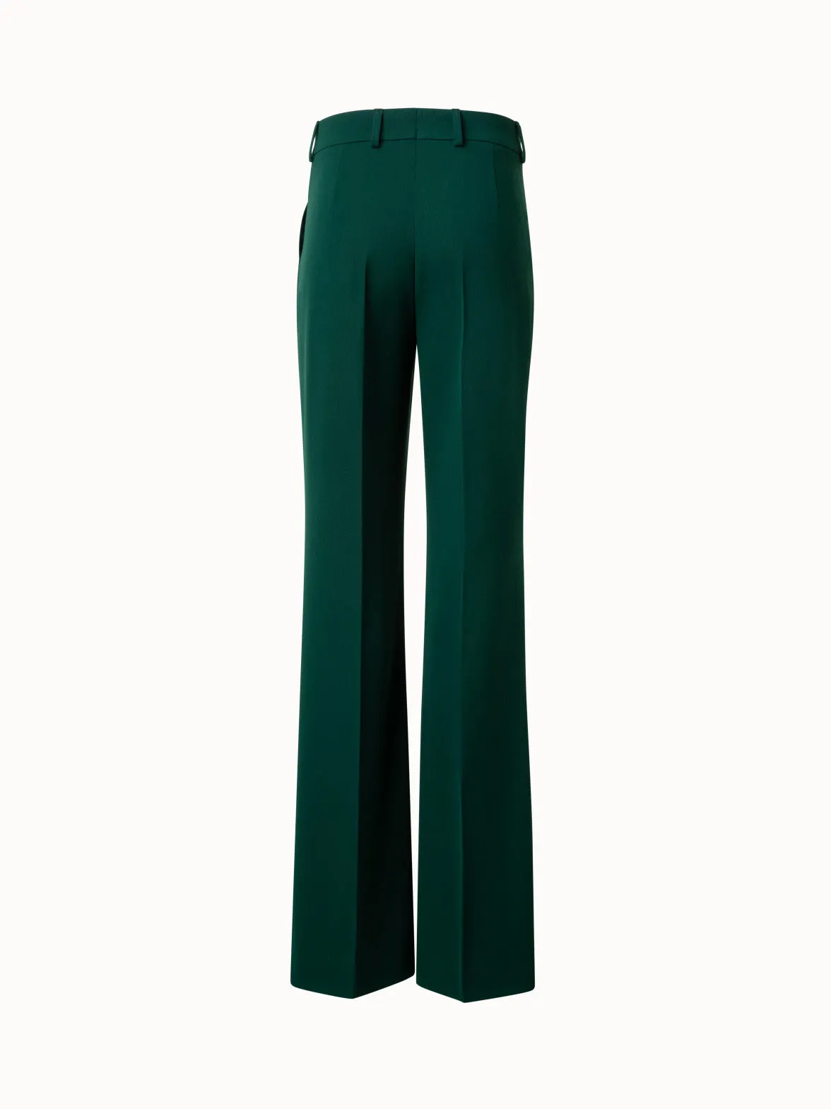 Wide Straight Wool Pants