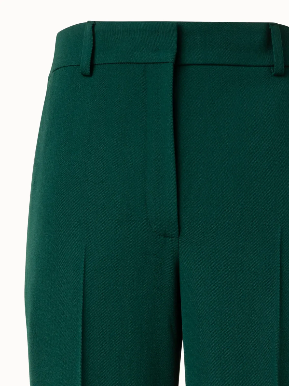 Wide Straight Wool Pants