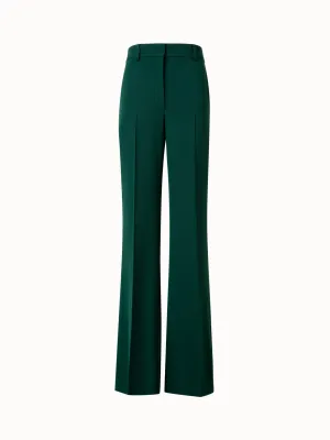 Wide Straight Wool Pants