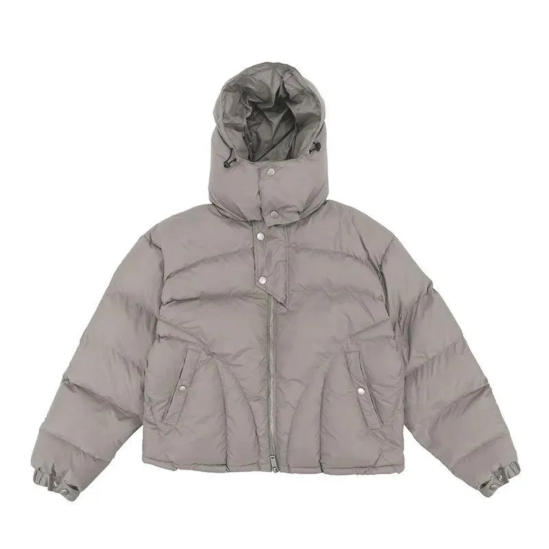 Winter Hooded down Jacket Thickened