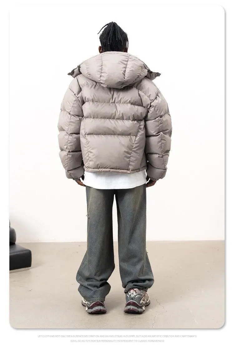 Winter Hooded down Jacket Thickened