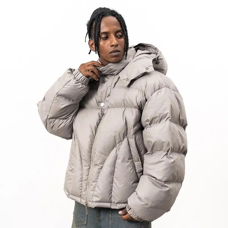 Winter Hooded down Jacket Thickened