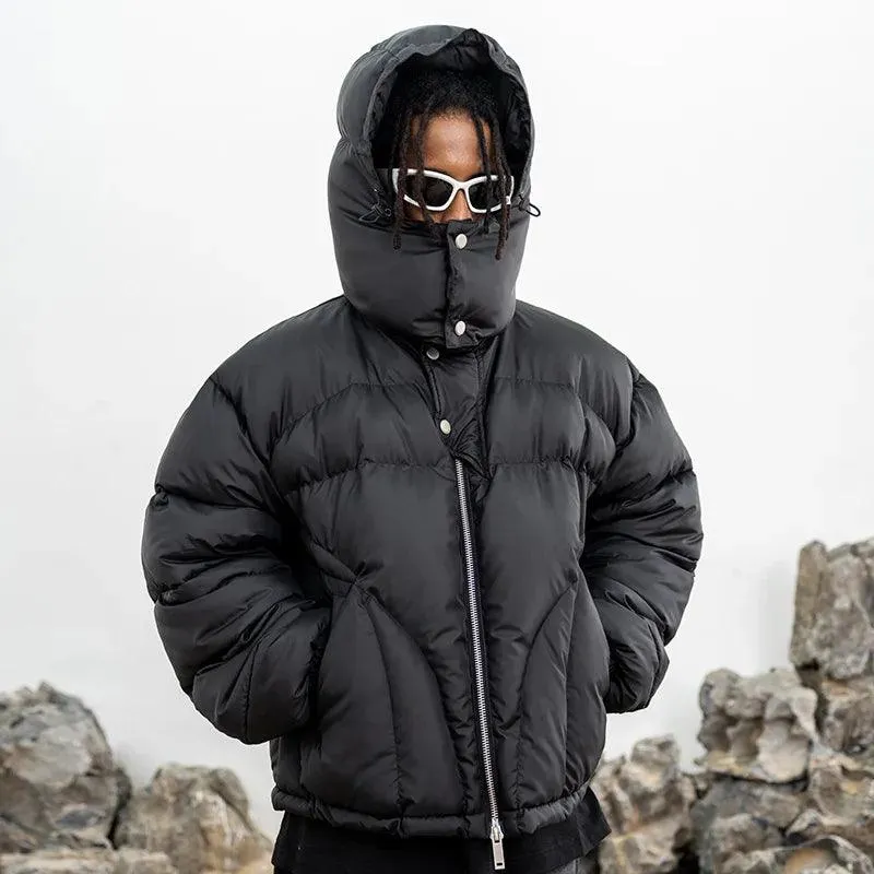 Winter Hooded down Jacket Thickened