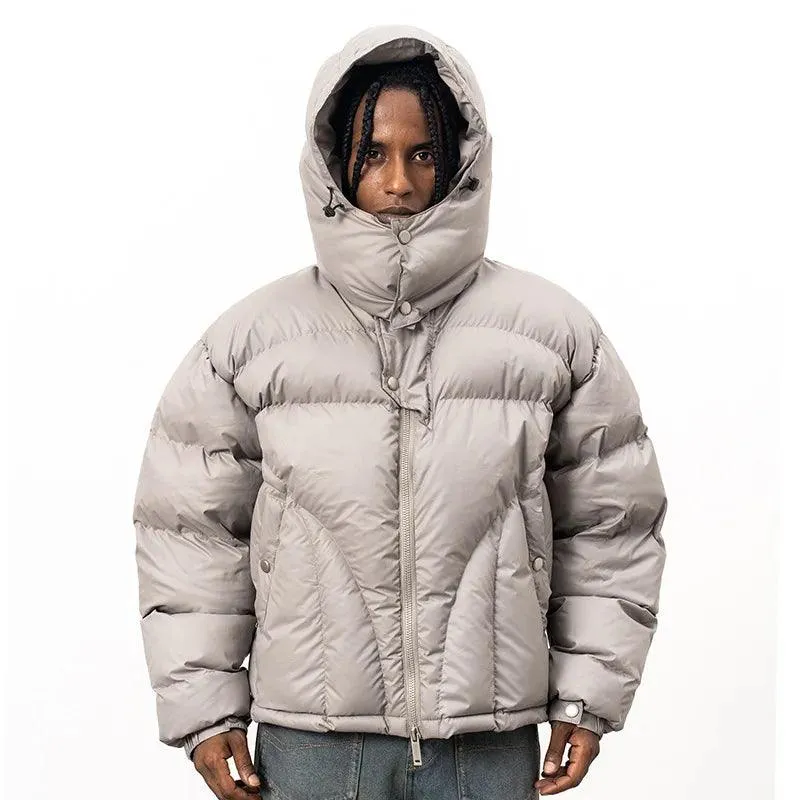 Winter Hooded down Jacket Thickened