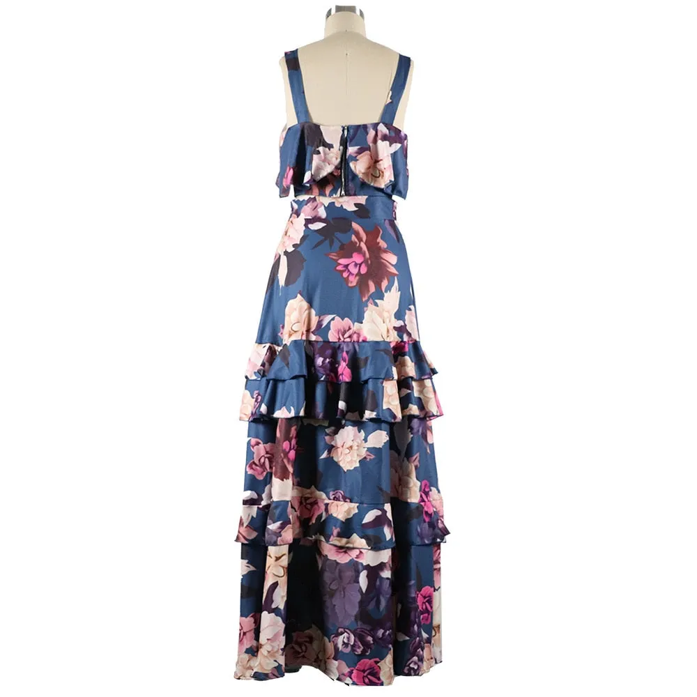 Women Summer Boho Beach Two Piece Set