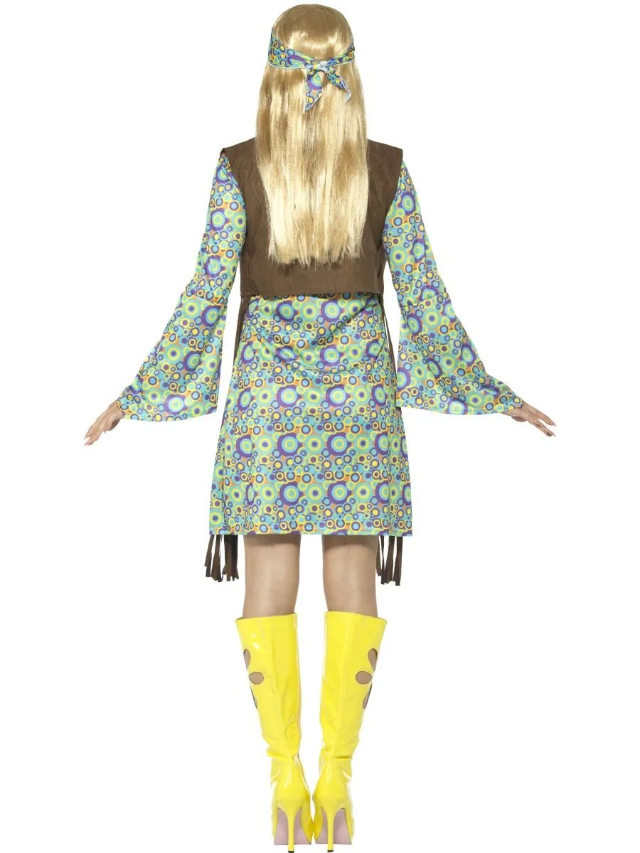 Womens 60's Hippie Chic Costume