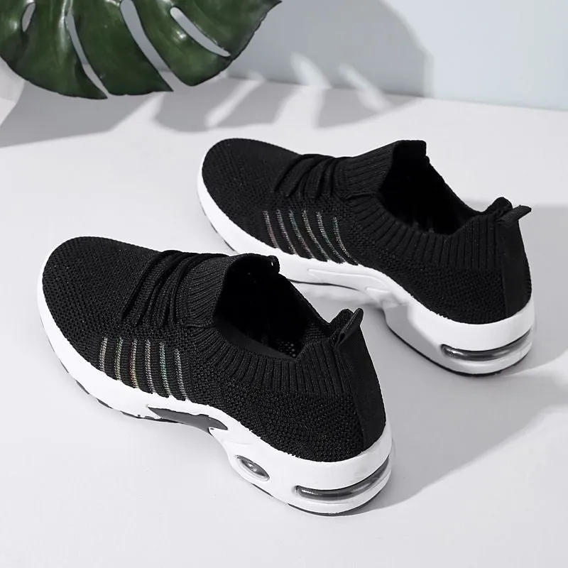 Women's Casual Knitted Air Cushion Sneakers
