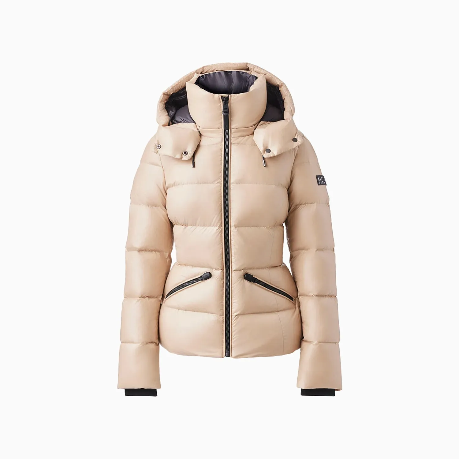 Women's MADALYN Lustrous Light Down Jacket With Hood