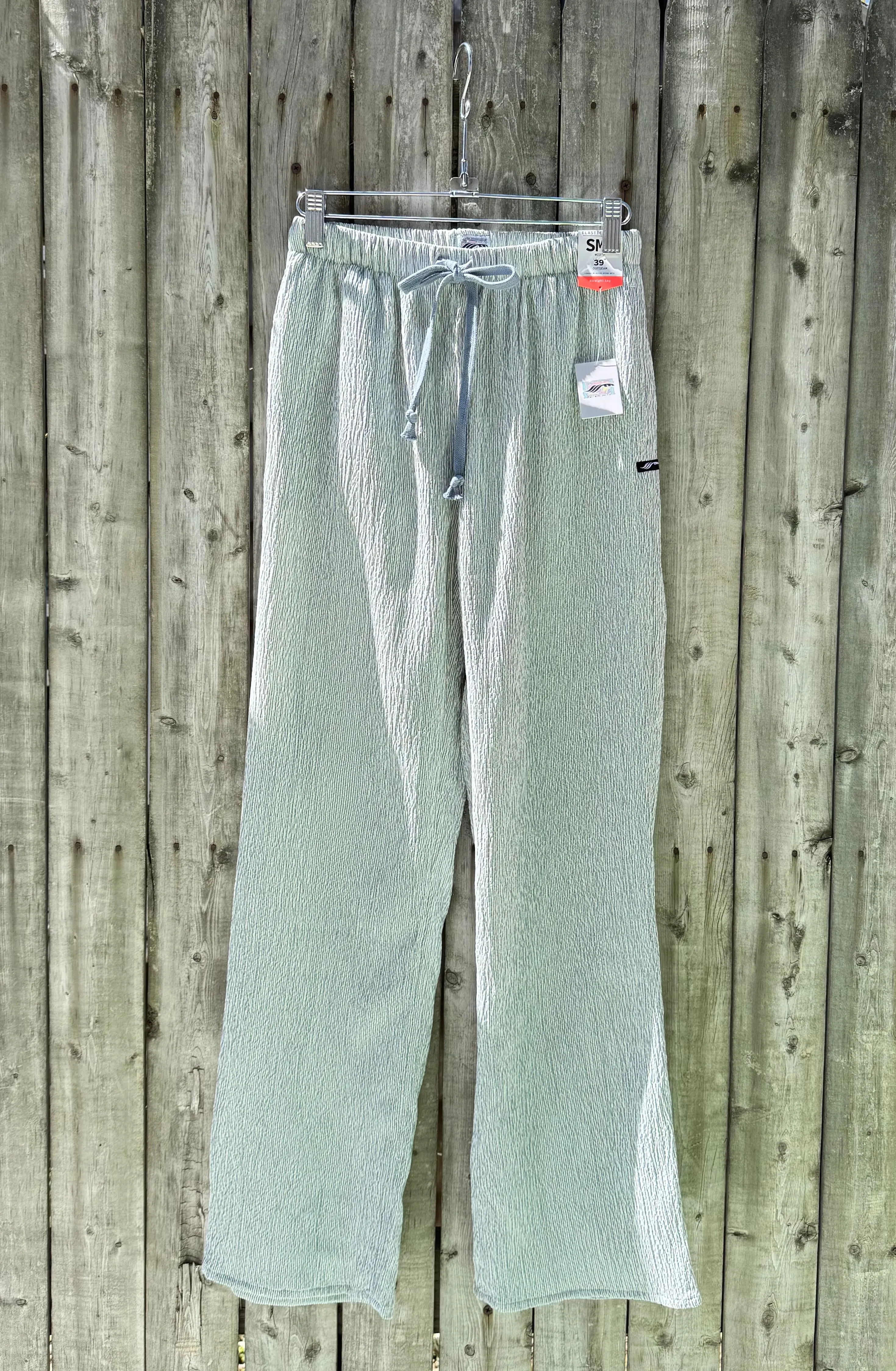 Women's Myrtle Seersucker Pant- Blue