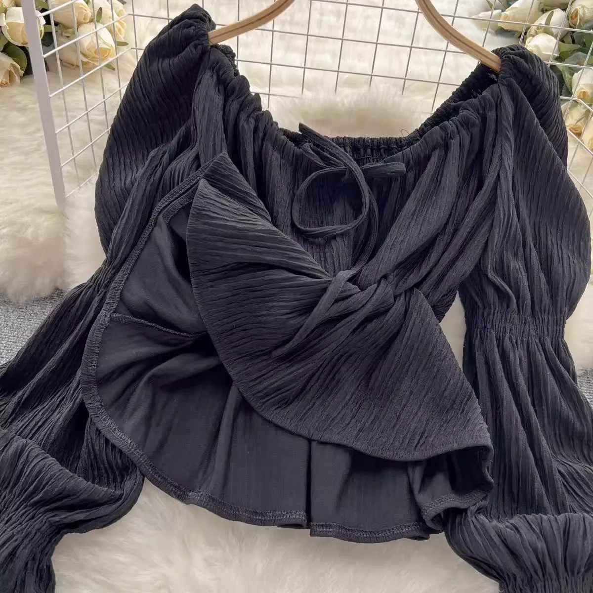 Women's puff sleeve blouses