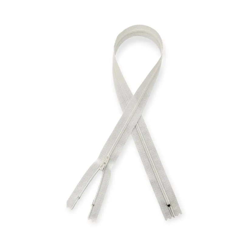 YKK Nylon Zip White