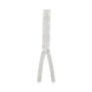 YKK Nylon Zip White