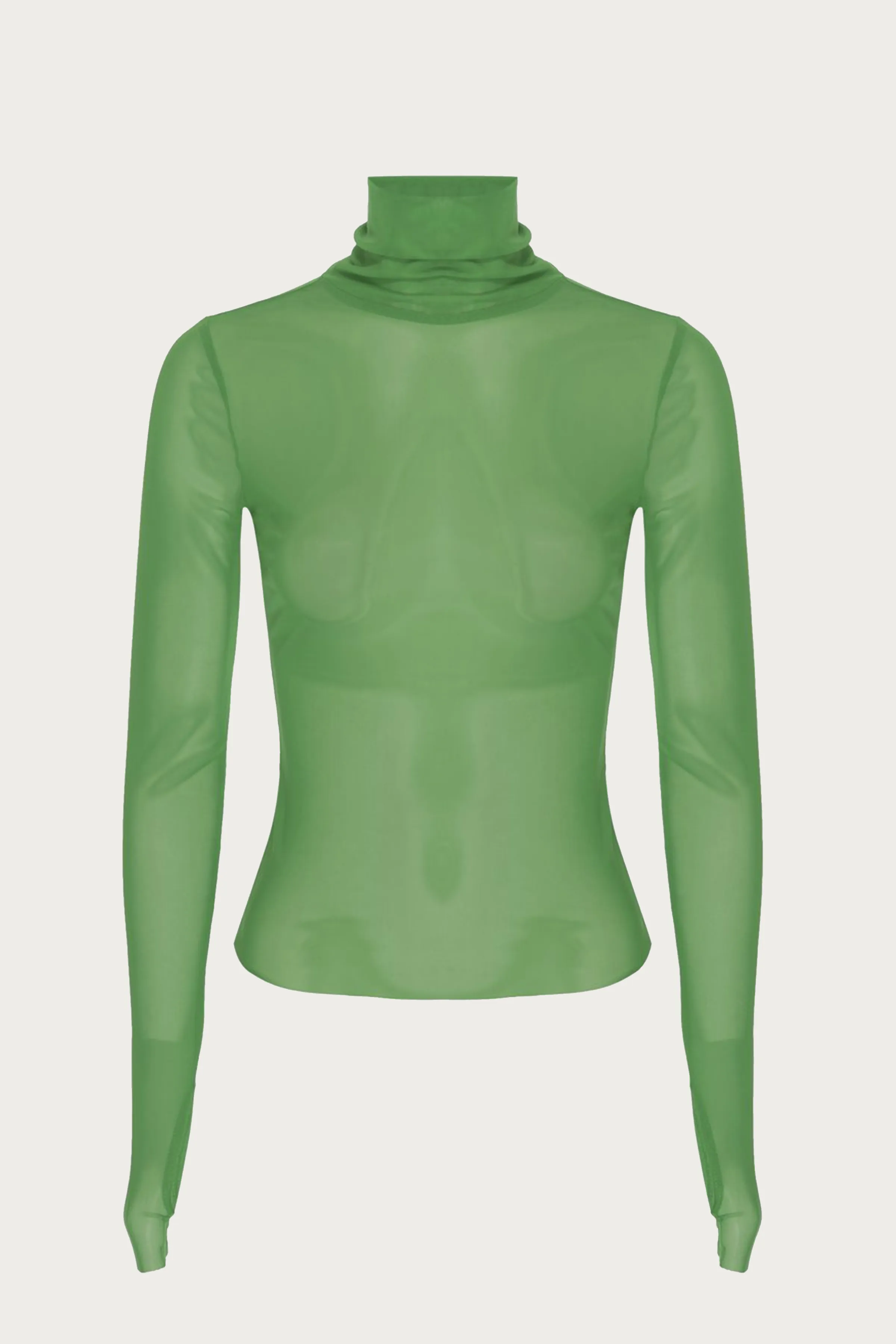 ZADIE POWER MESH TURTLENECK TOP
