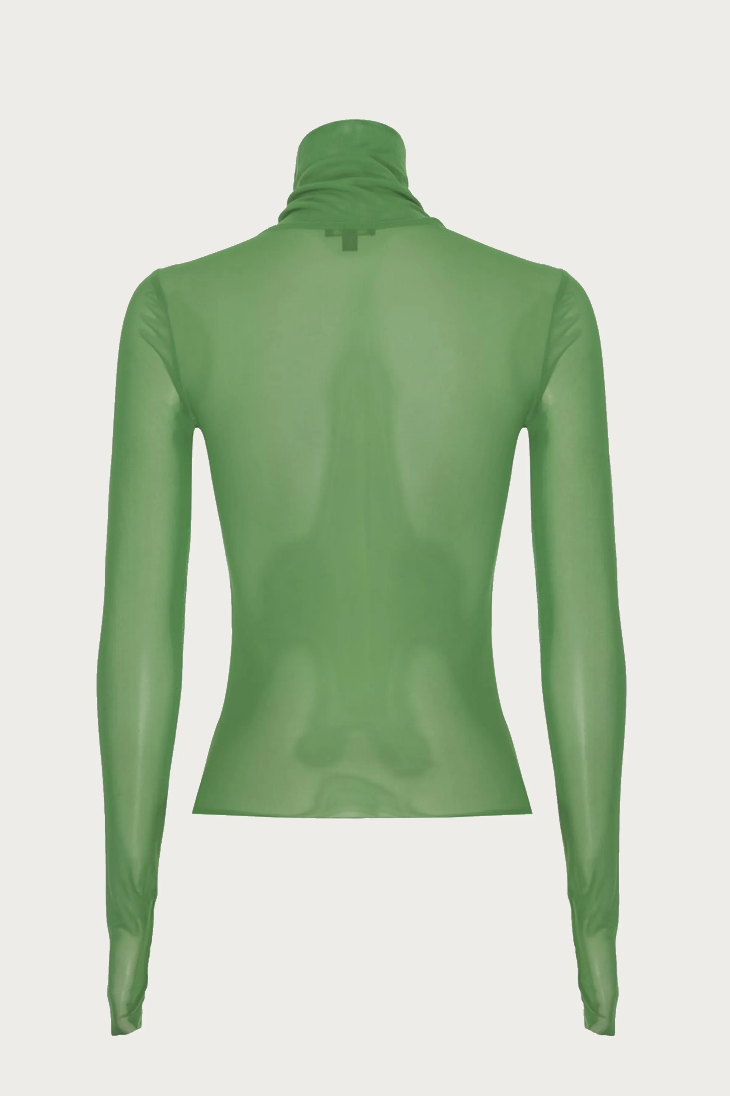 ZADIE POWER MESH TURTLENECK TOP