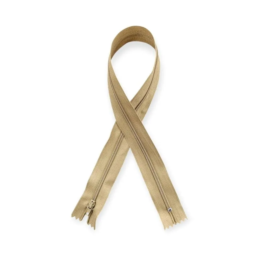 Zip nylon Fawn