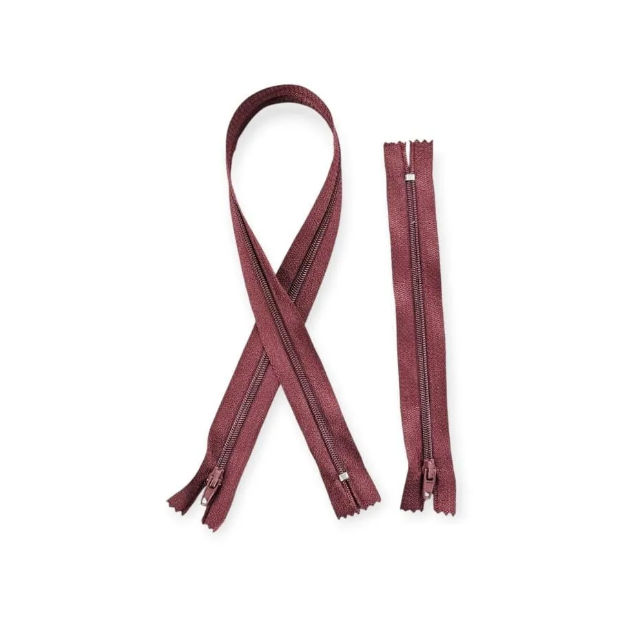 Zip Nylon Maroon